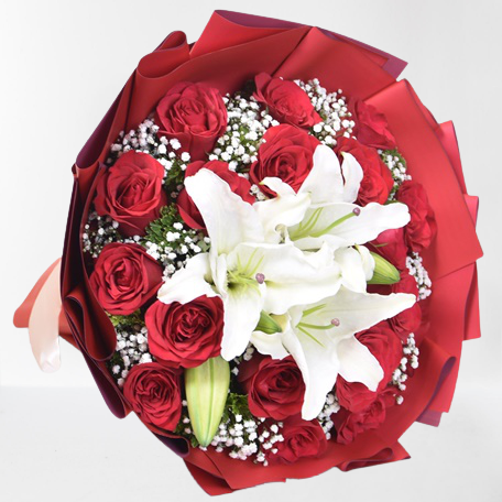 ROSE AND LILIUM BOUQUET